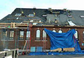 Roofing project by Minnesota Building Contractors